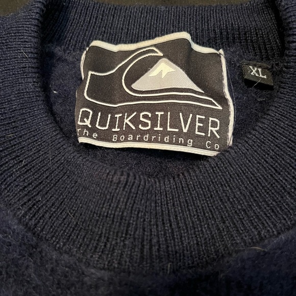 Gently Used Quiksilver Wool Sweater (Sz XL Womens) - Picture 3 of 4